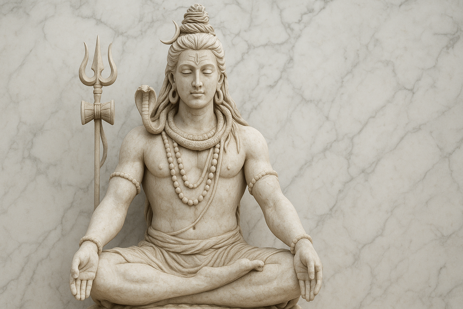 Lord Shiva Marble Murti